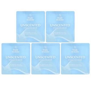 Body Restore, Steam Eye Mask, Fragrance Free, 5 Pack