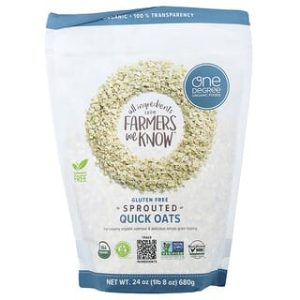 One Degree Organic Foods, Sprouted Quick Oats, 24 oz (680 g)