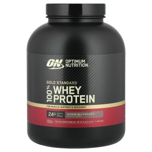 Optimum Nutrition, Gold Standard® 100% Whey Protein, Extreme Milk Chocolate, 5 lb (2.27 kg)