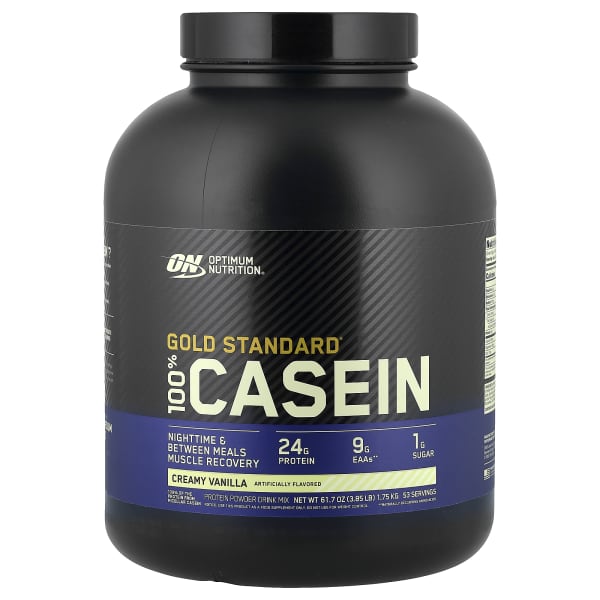 Optimum Nutrition, Gold Standard® 100% Casein, Creamy Vanilla, 3.85 lb (1.75 kg)