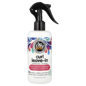 SoCozy, Kids, Curl Leave-in Conditioner + Therapy,  8 fl oz (237 ml)