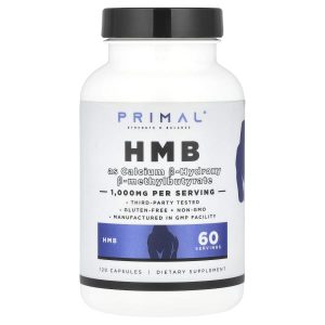 PrePrimal, HMB, 120 Capsules (500 mg per Capsule)