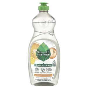 Seventh Generation, Dish Liquid, Clementine Zest & Lemongrass, 19 fl oz (561 ml)