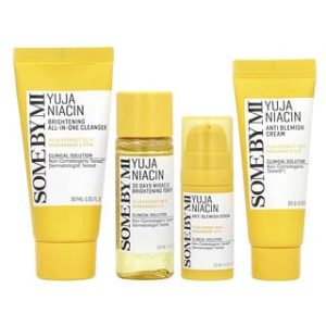 Some By Mi, Yuja Niacin, Anti Blemish Starter Kit Edition, 4 Piece Kit