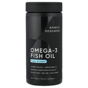 Sports Research, Omega-3 Fish Oil, 180 Softgels