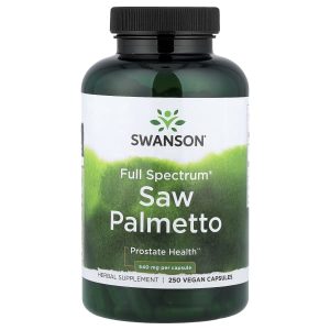 Swanson Vitamins, Full Spectrum® Saw Palmetto, 540 mg, 250 Vegan Capsules