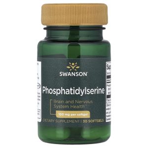 Swanson Vitamins, Phosphatidylserine, 100 mg, 30 Softgels