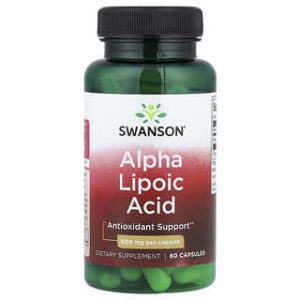 Swanson Vitamins, Alpha Lipoic Acid, 600 mg, 60 Capsules