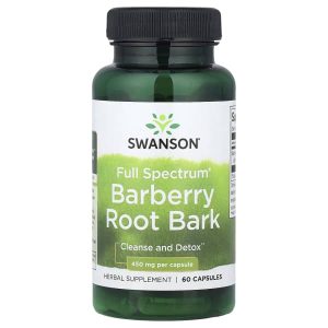 Swanson Vitamins, Full Spectrum® Barberry Root Bark, 450 mg, 60 Capsules