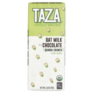 Taza Chocolate, Oat Milk Chocolate, Quinoa Crunch, 2.5 oz (70 g)