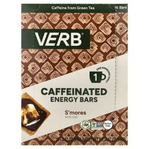 Verb Energy, Caffeinated Energy Bars, S'mores, 16 Bars, 0.92 oz (26 g) Each