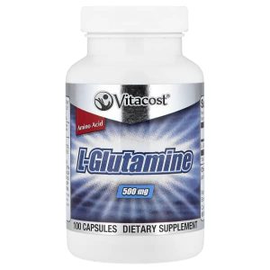 Vitacost, L-Glutamine, 500 mg, 100 Capsules