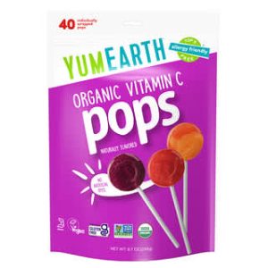YumEarth, Organic Vitamin C Pops, Assorted, 40 Individually Wrapped Pops, 8.7 oz (248 g)